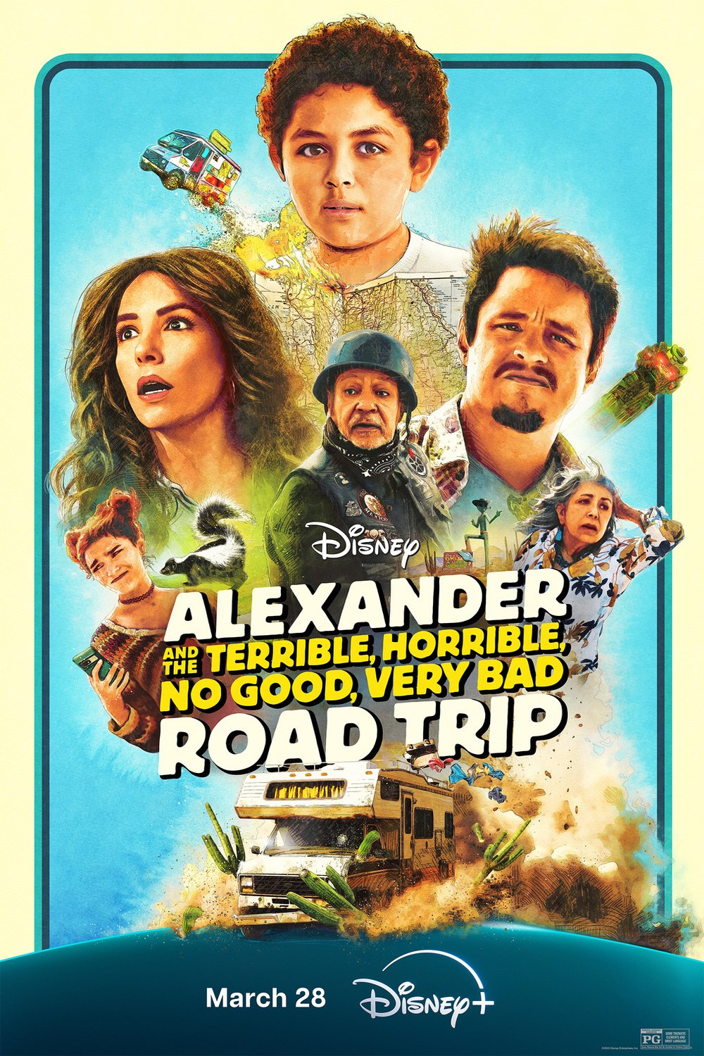 L'affiche du film Alexander and the Terrible, Horrible, No Good, Very Bad Road Trip