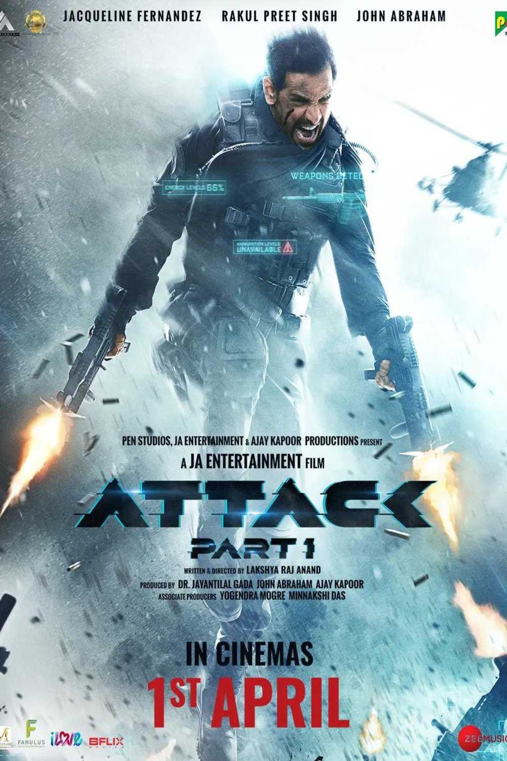 L'affiche du film Attack