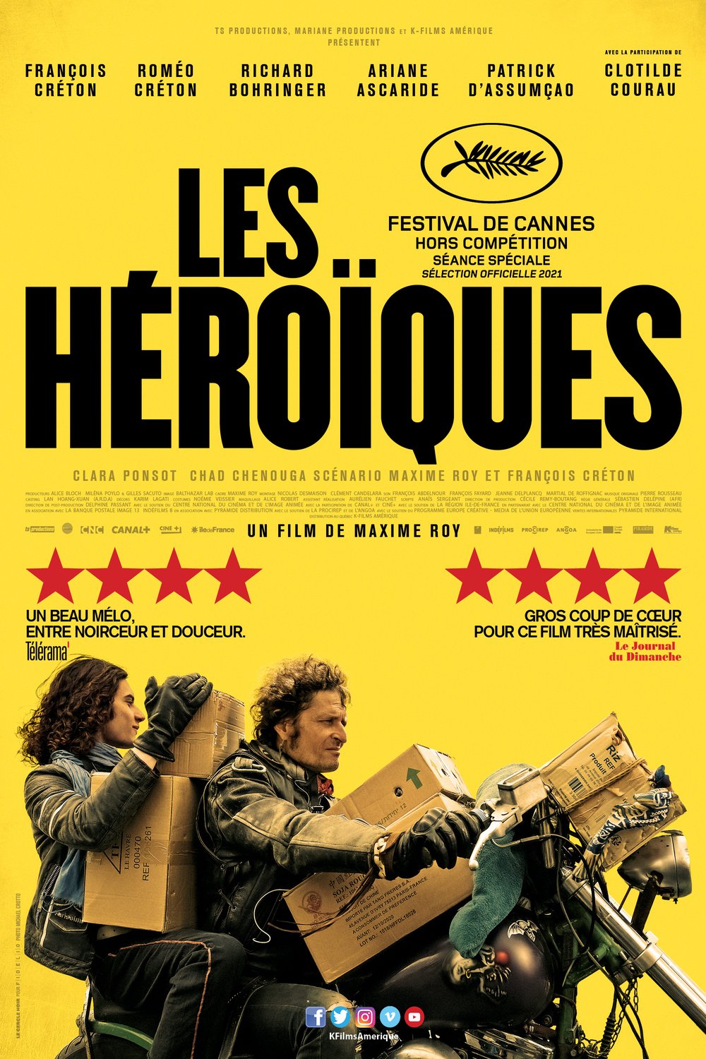 L'affiche du film Les héroïques