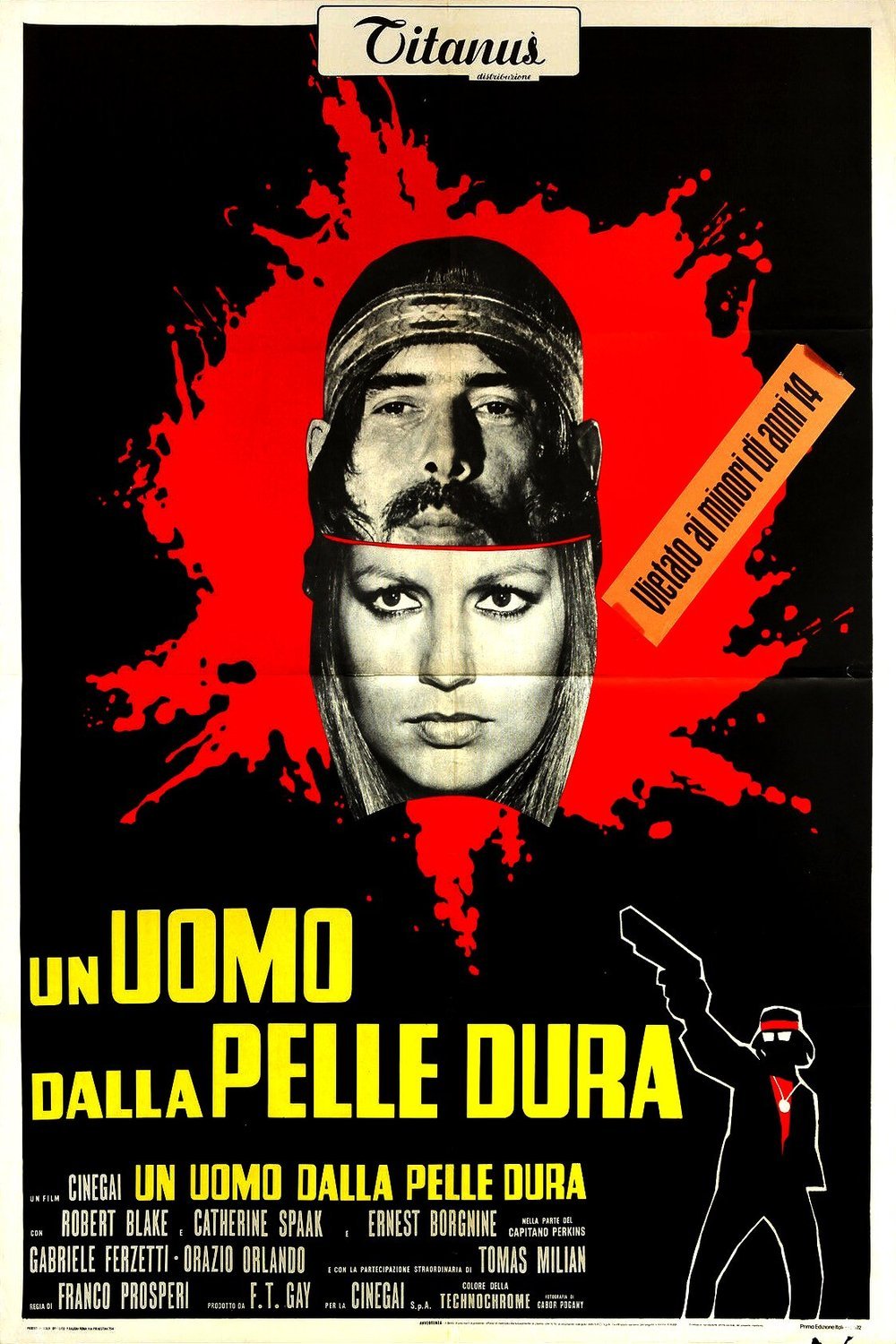 L'affiche du film Un uomo dalla pelle dura