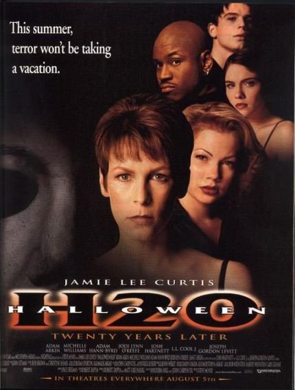 L'affiche du film Halloween H20:20 ans plus tard