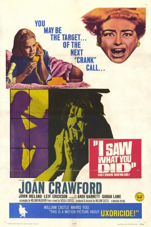 L'affiche du film I Saw What You Did