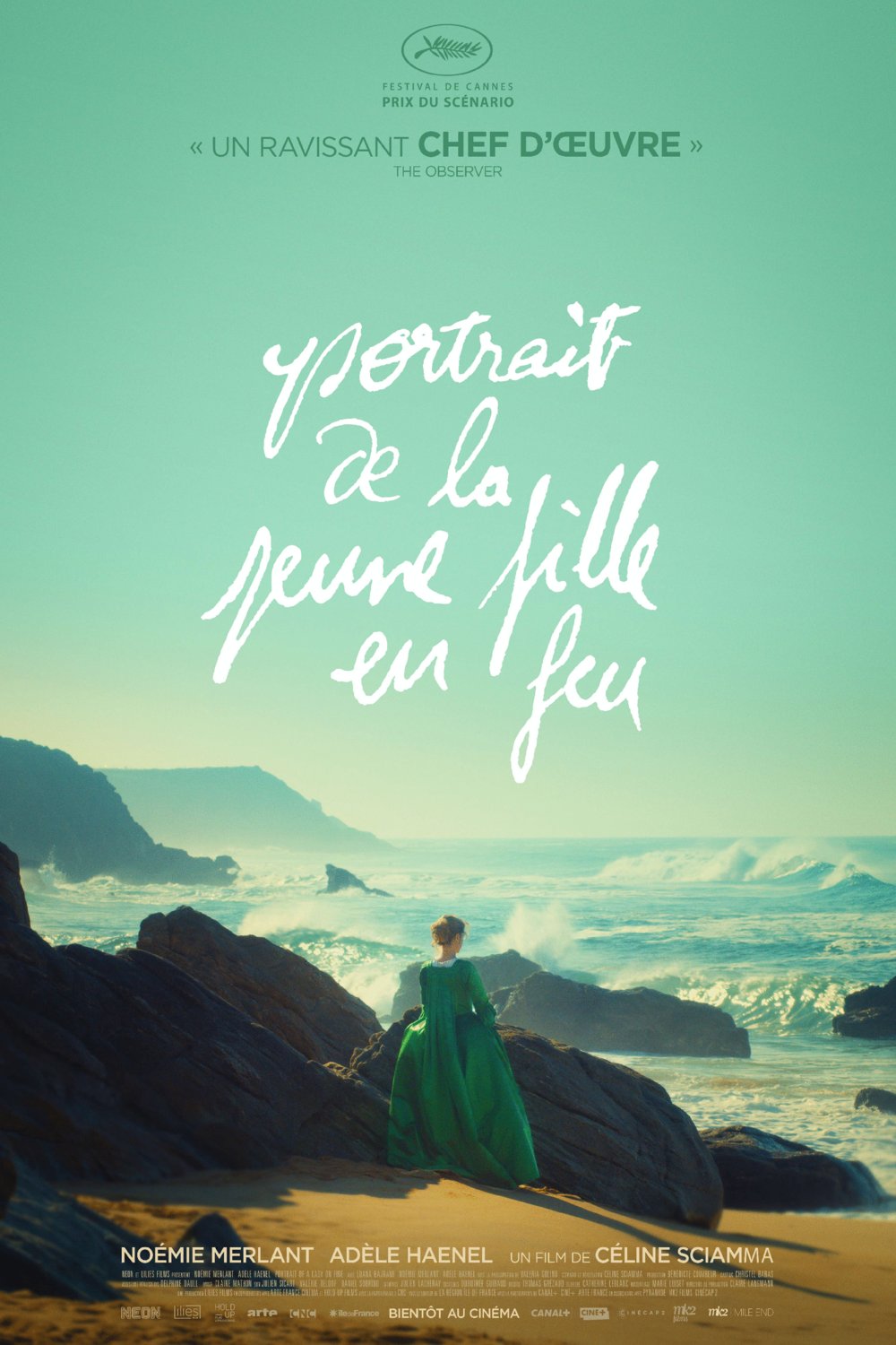 L'affiche du film Portrait de la jeune fille en feu