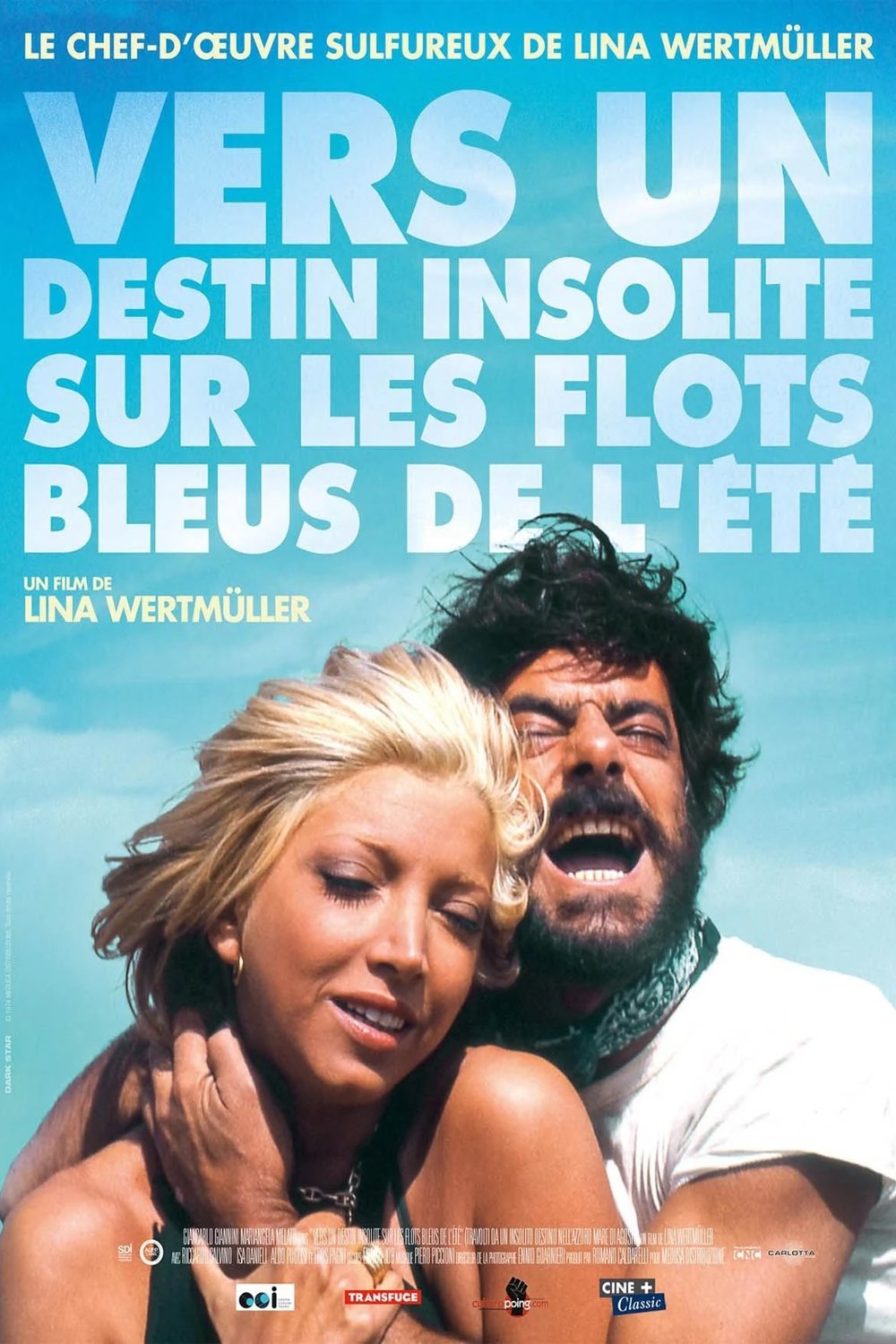 L'affiche du film Vers un destin insolite sur les flots bleus de l'été