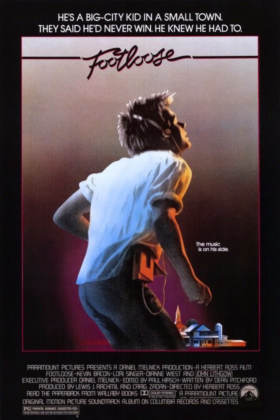 L'affiche du film Footloose