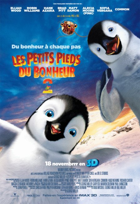 L'affiche du film Les Petits pieds du bonheur 2