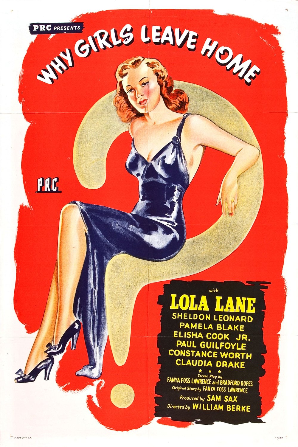 L'affiche du film Why Girls Leave Home