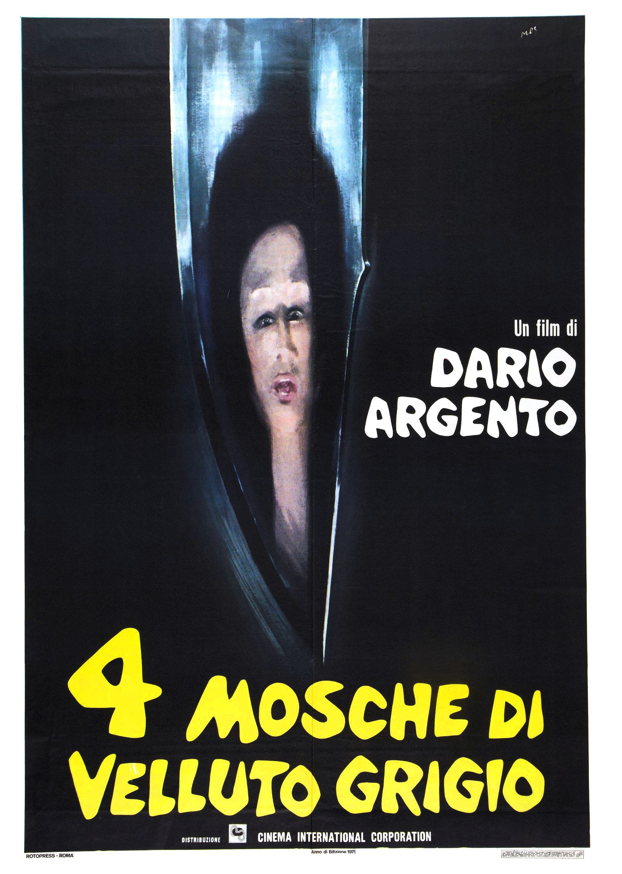L'affiche du film Quatre Mouches de Velours Gris