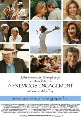 L'affiche du film A Previous Engagement