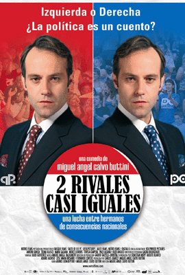 L'affiche du film Dos rivales casi iguales