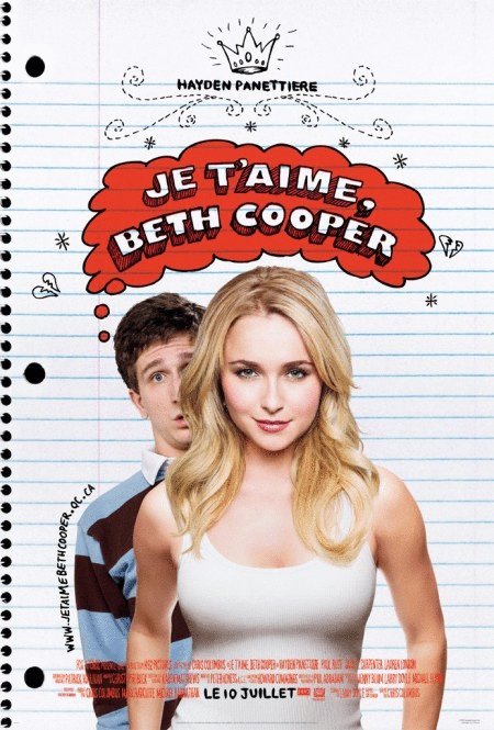 L'affiche du film Je t'aime, Beth Cooper