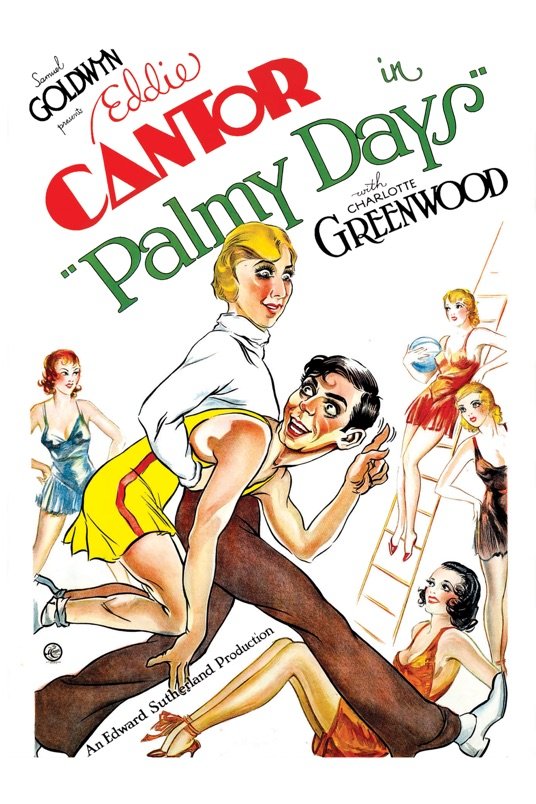 L'affiche du film Palmy Days