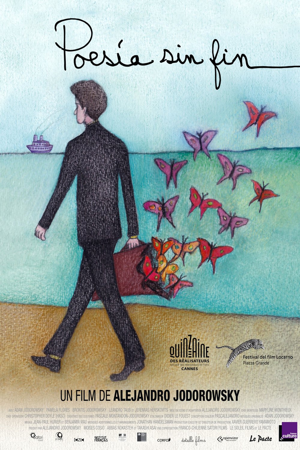 L'affiche du film Poésie sans fin
