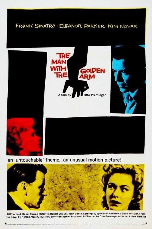 L'affiche du film The Man with the Golden Arm