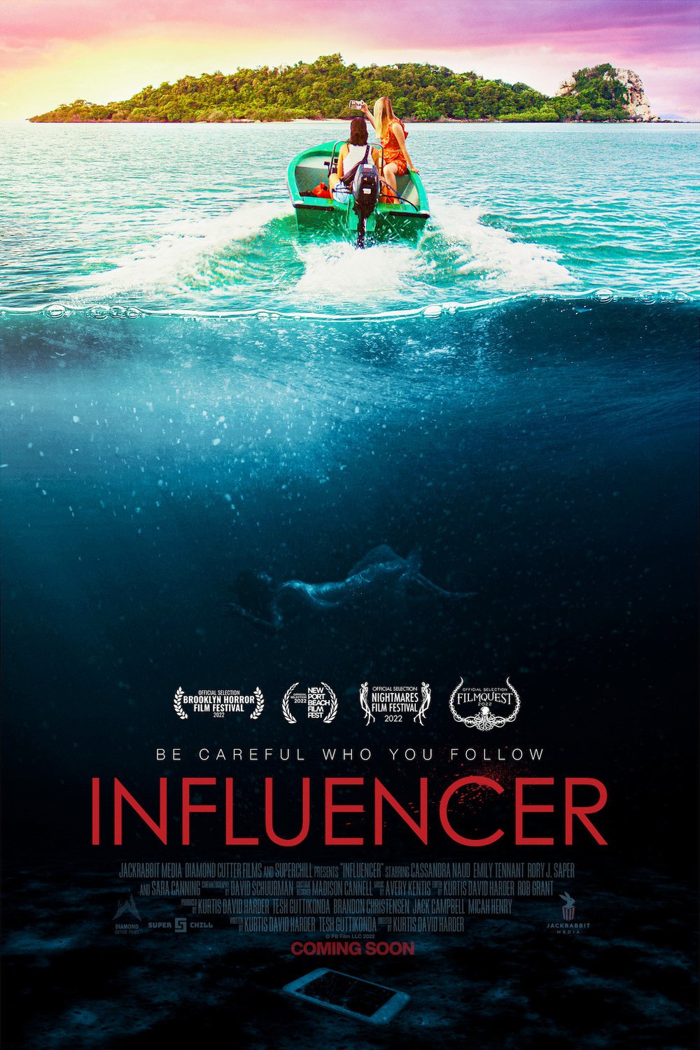 L'affiche du film Influencer