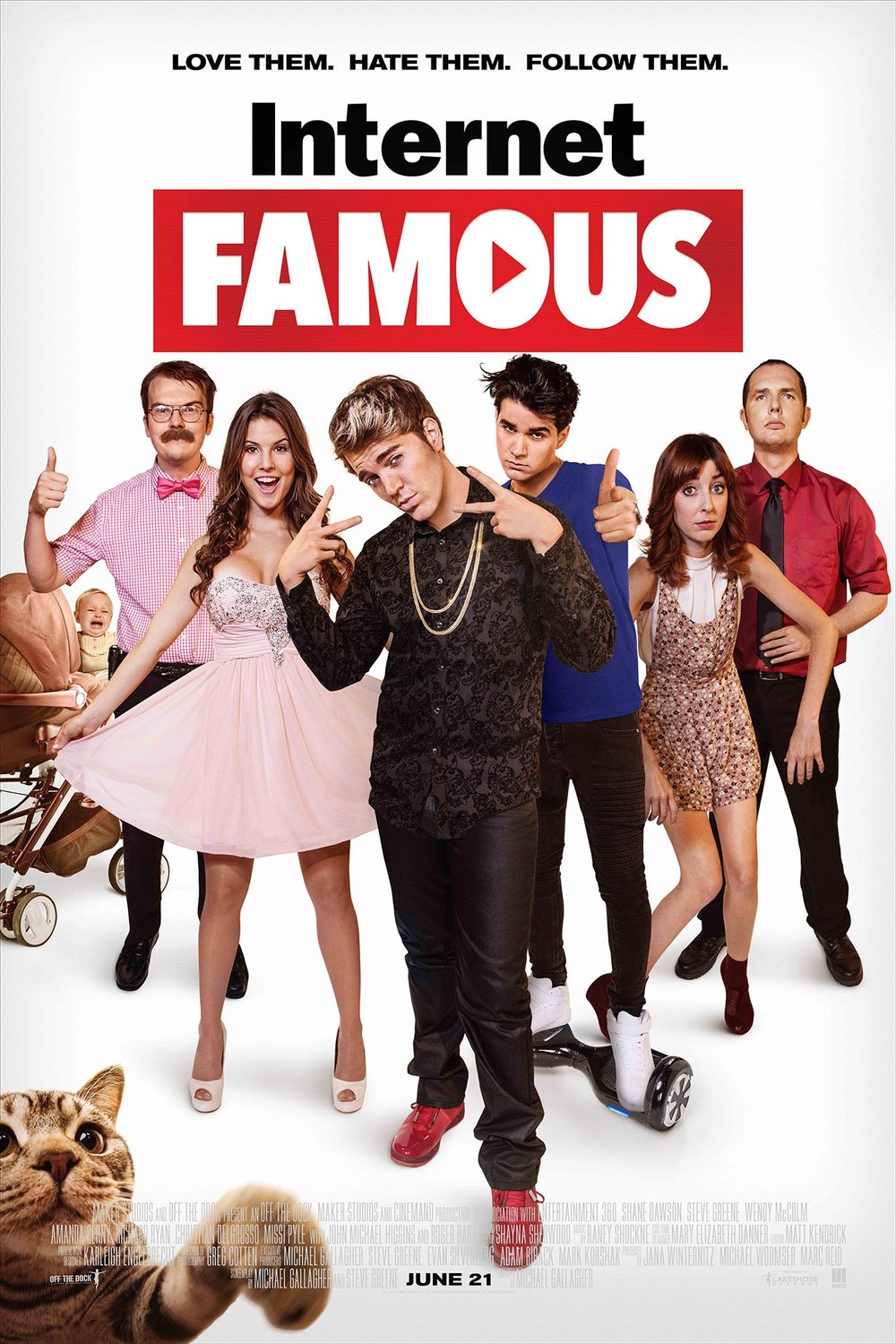 L'affiche du film Internet Famous