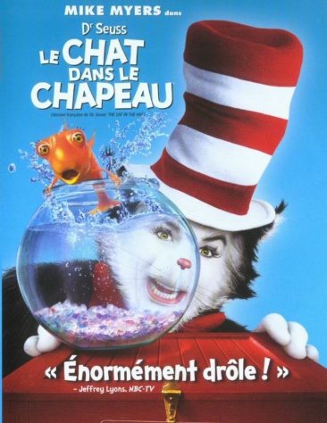 L'affiche du film Le chat dans le chapeau
