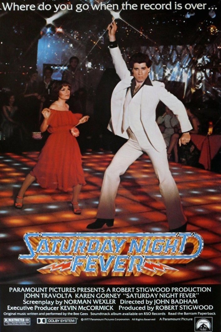 L'affiche du film La Fièvre du samedi soir