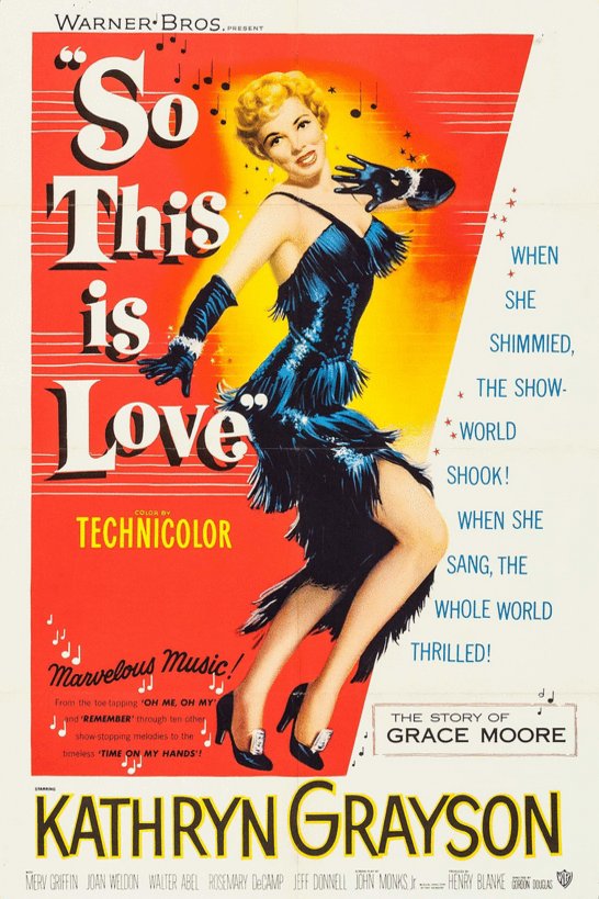 L'affiche du film So This Is Love
