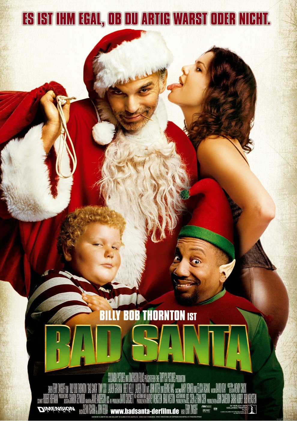 L'affiche du film Méchant Père Noël