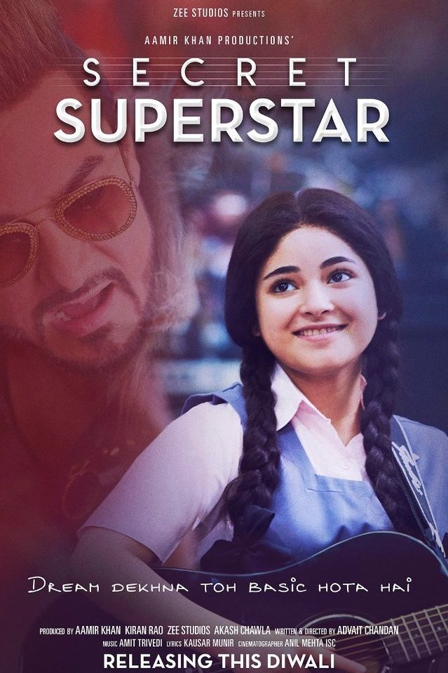 L'affiche du film Secret Superstar