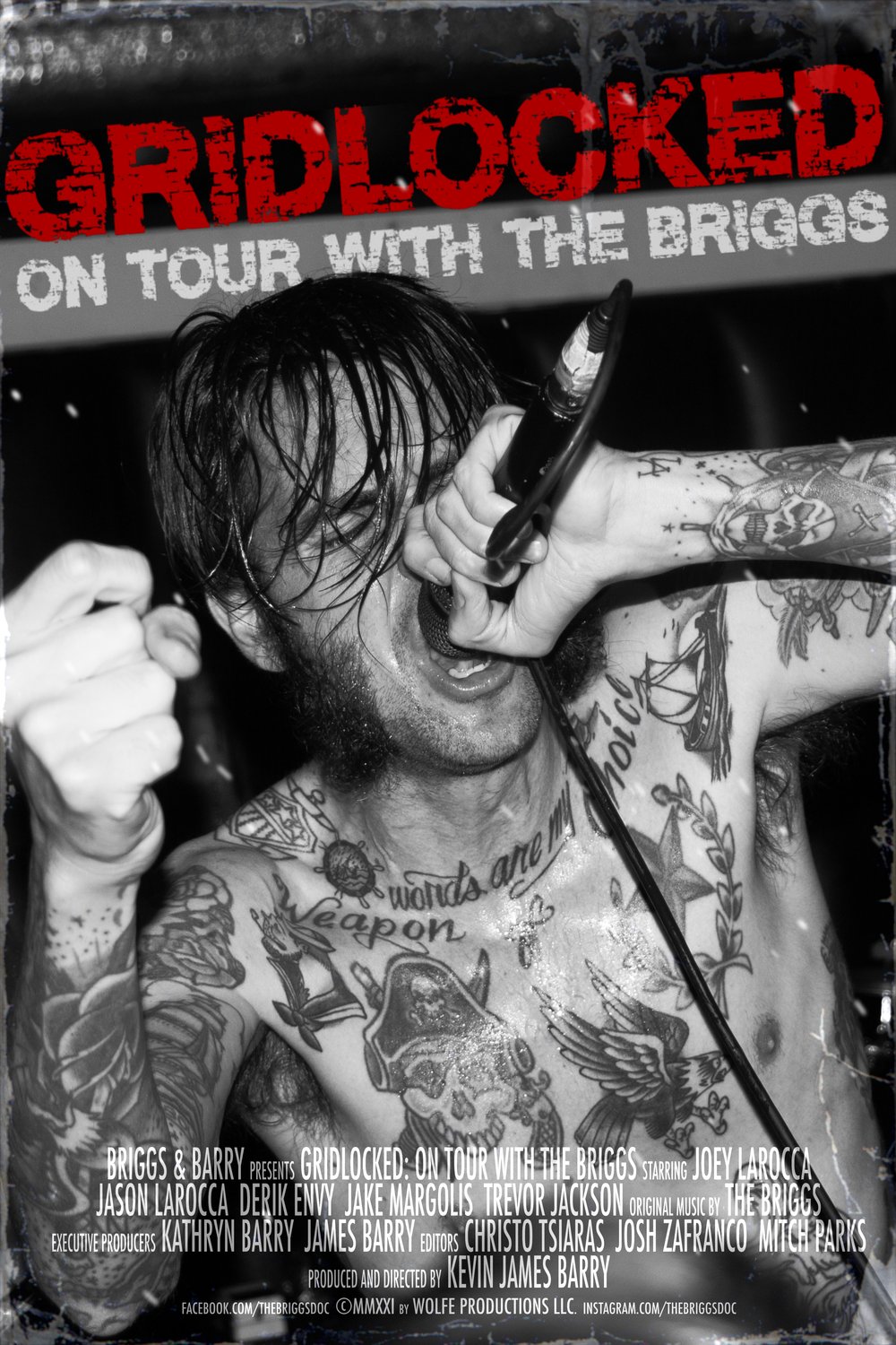 L'affiche du film Gridlocked: On Tour with the Briggs