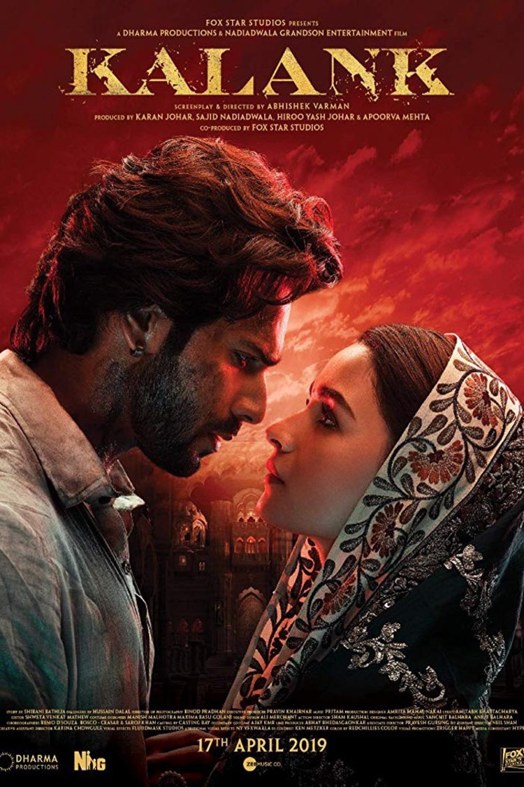 L'affiche du film Kalank