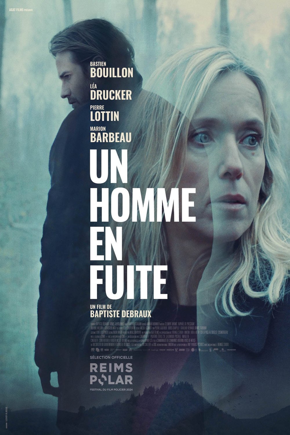 L'affiche du film Un homme en fuite