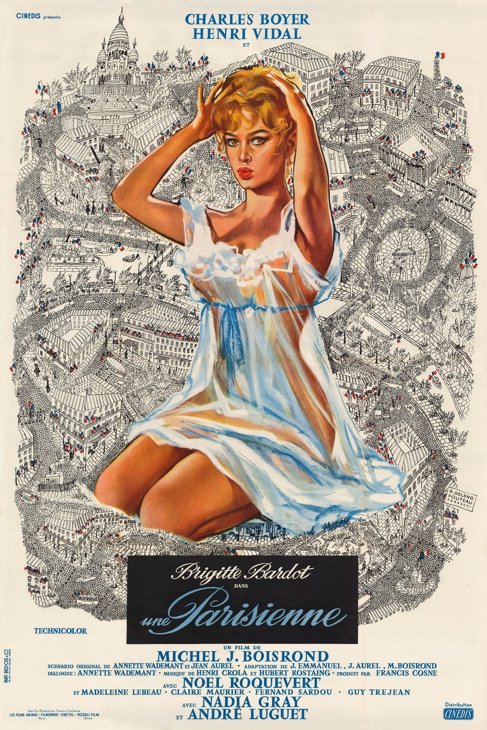 L'affiche du film Une parisienne