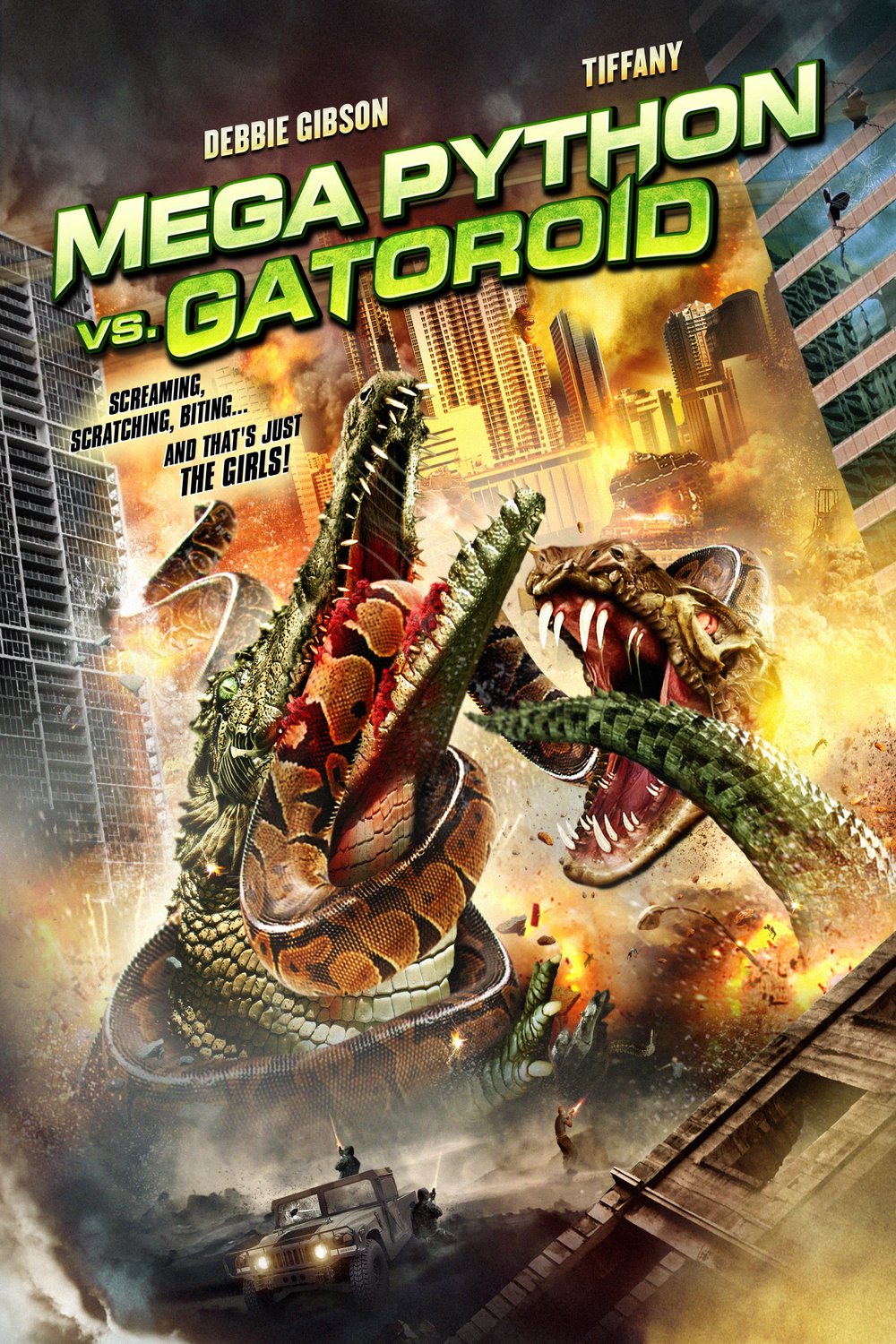 L'affiche du film Mega Python vs. Gatoroid