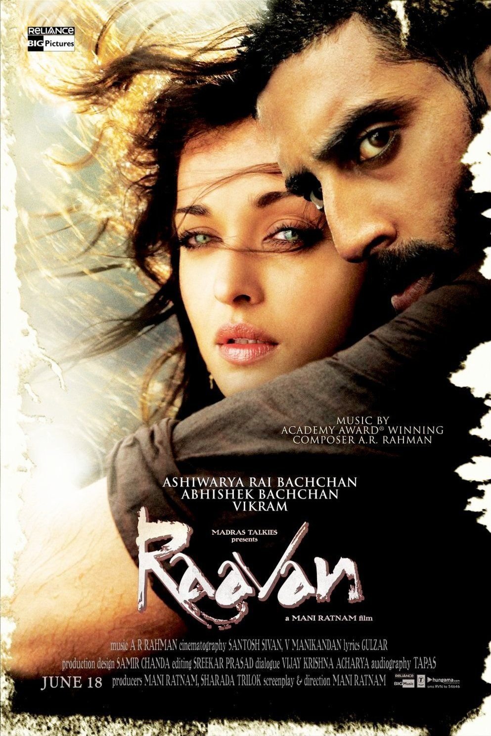 L'affiche du film Raavan