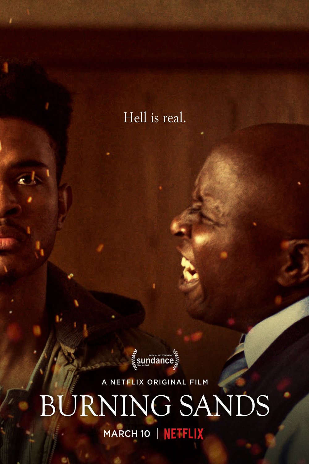 L'affiche du film Burning Sands