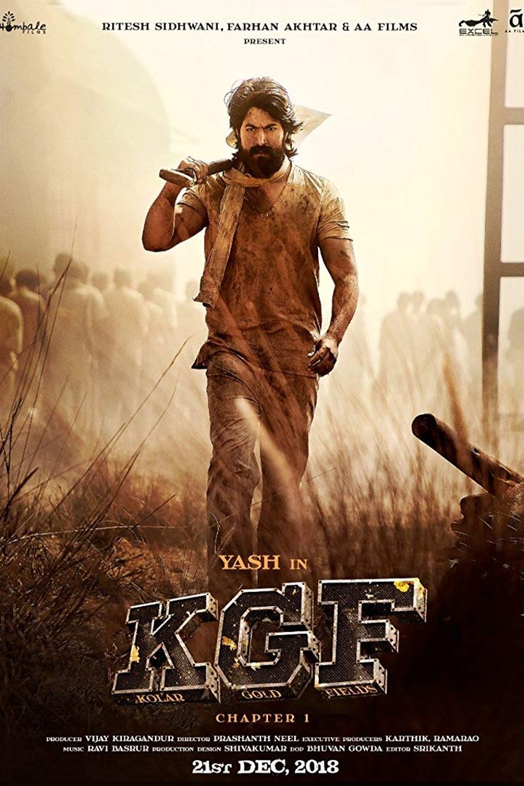 L'affiche du film K.G.F: Chapter 1