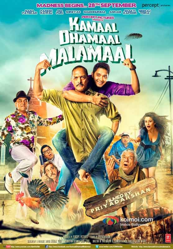 L'affiche du film Kamaal Dhamaal Malamaal