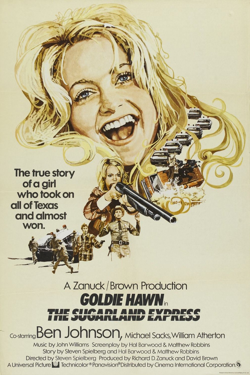 L'affiche du film The Sugarland Express