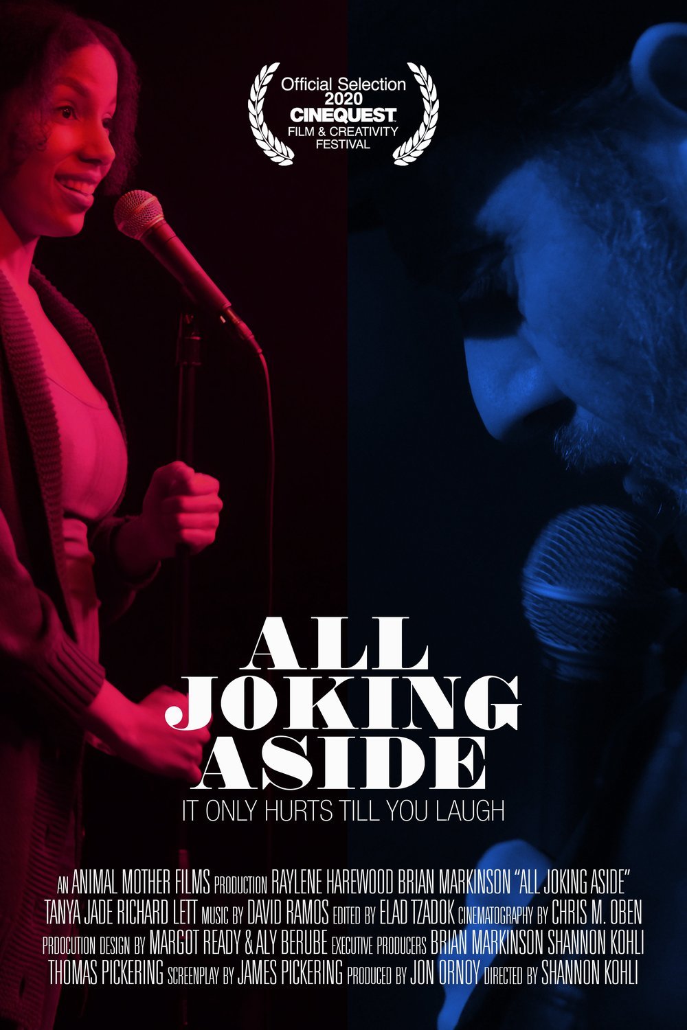 L'affiche du film All Joking Aside