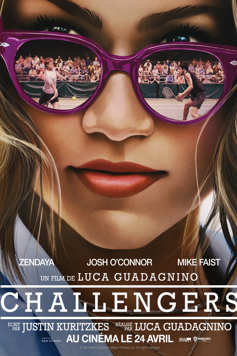 L'affiche du film Challengers v.f.