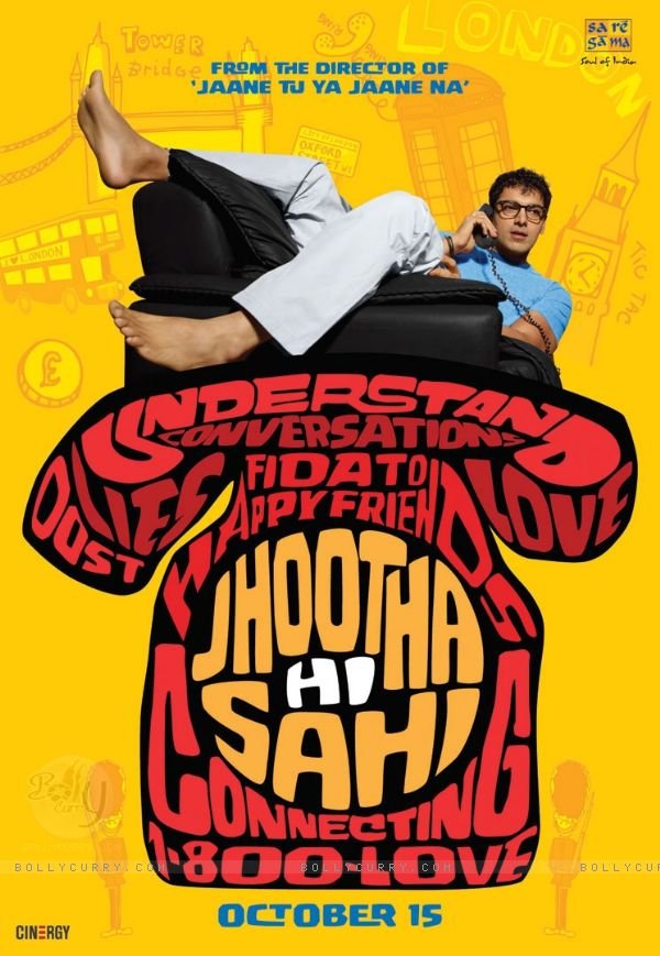 L'affiche du film Jhootha Hi Sahi