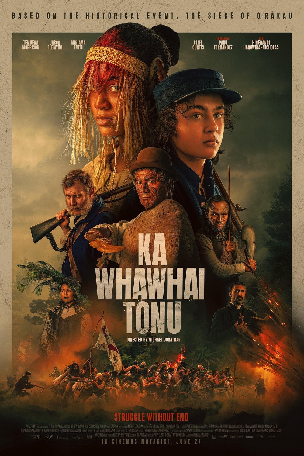 L'affiche du film Ka Whawhai Tonu