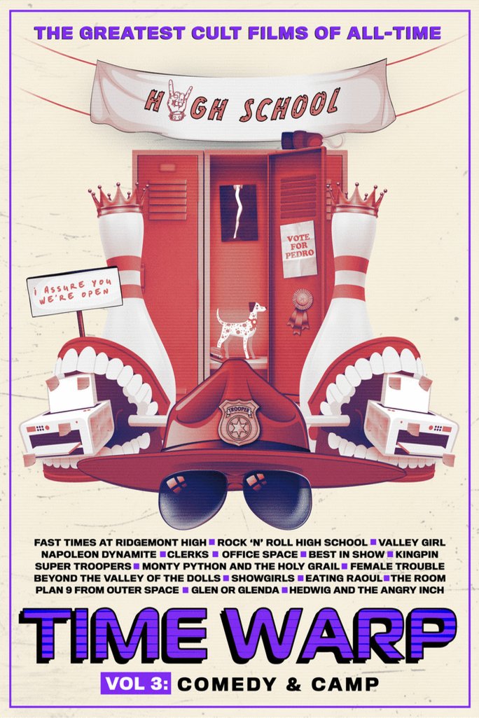 L'affiche du film Time Warp: The Greatest Cult Films of All-Time- Vol. 3 Comedy and Camp