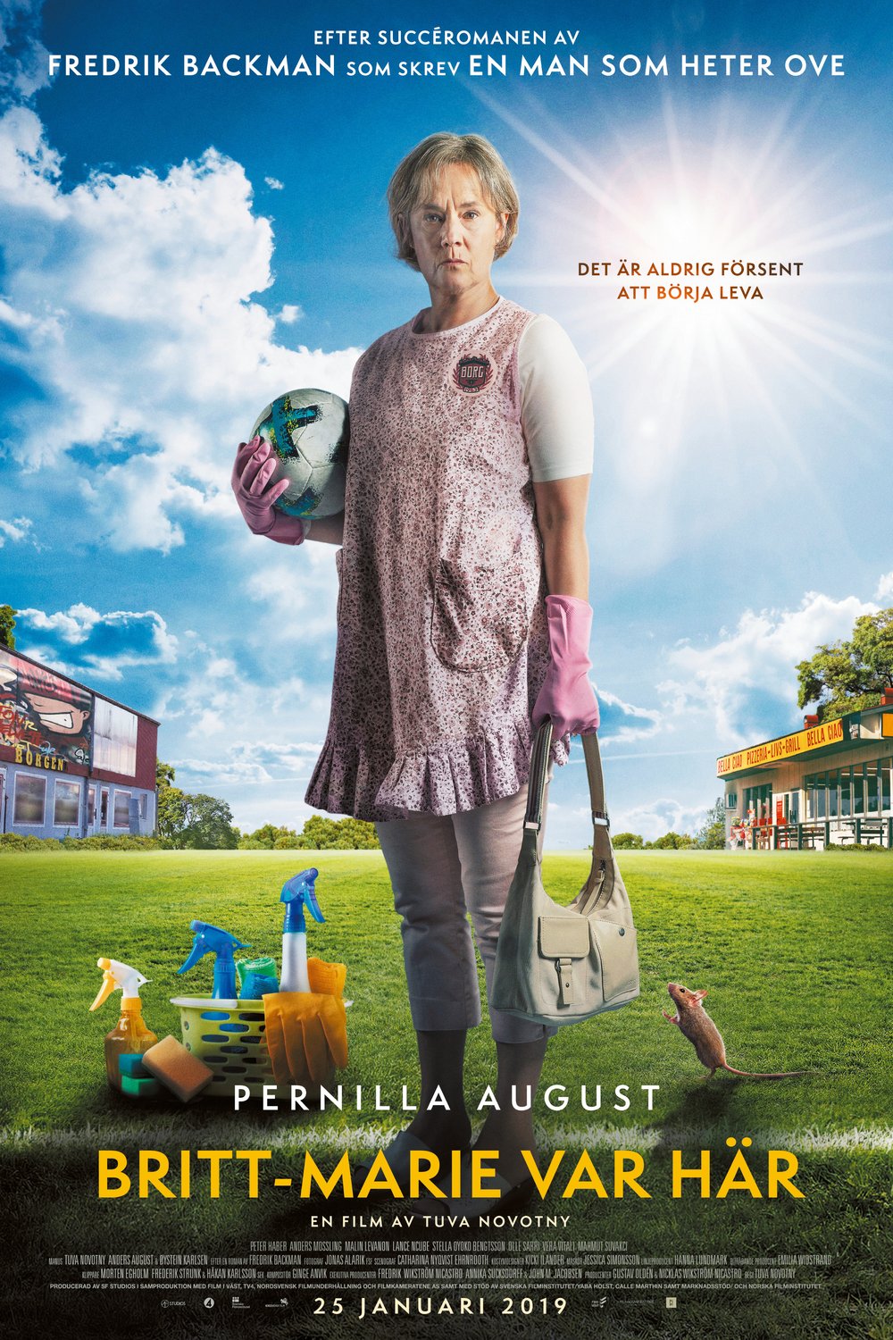 L'affiche du film Britt-Marie var här