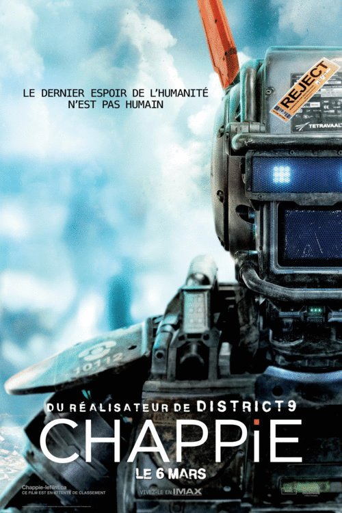 L'affiche du film Chappie v.f.