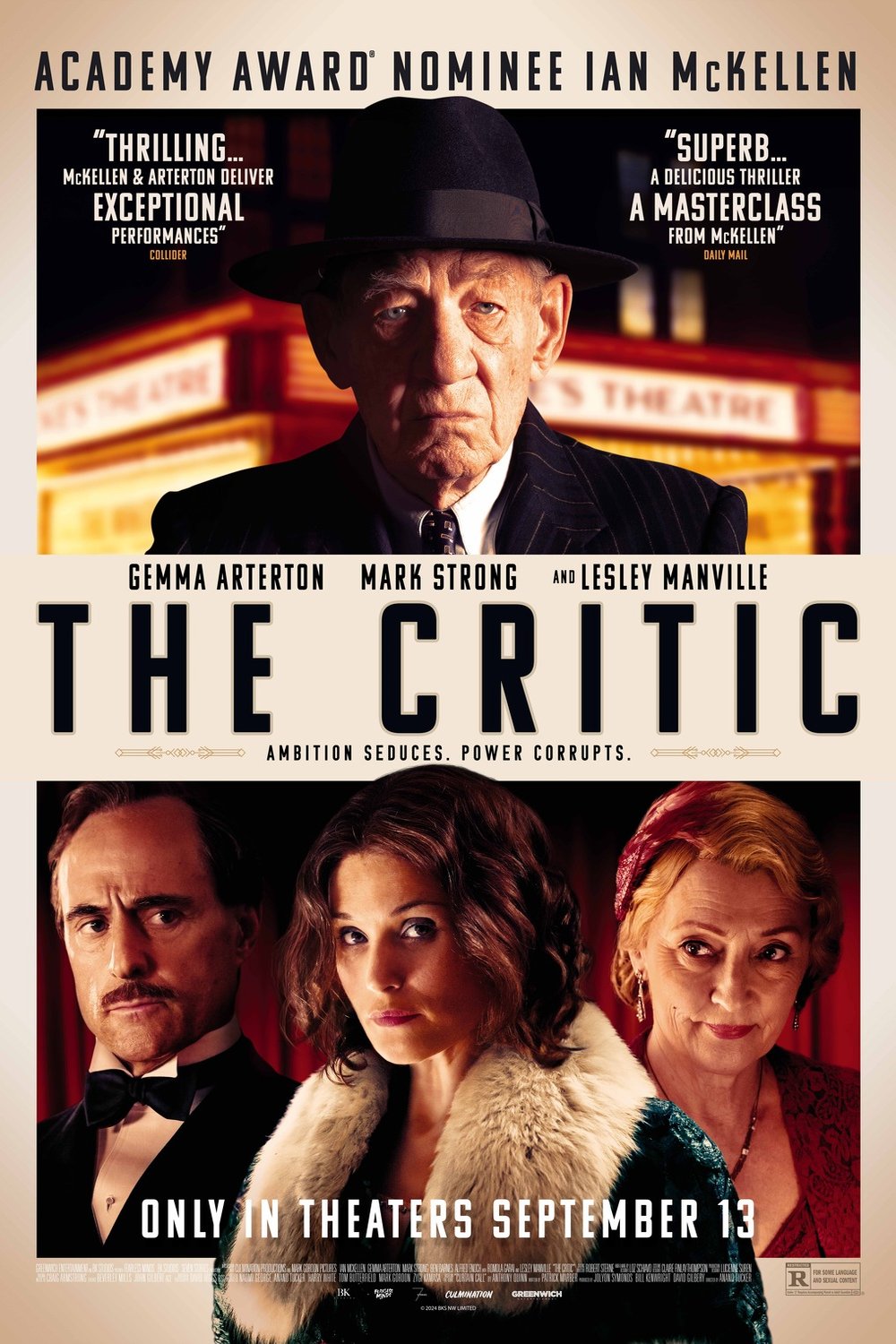 L'affiche du film The Critic