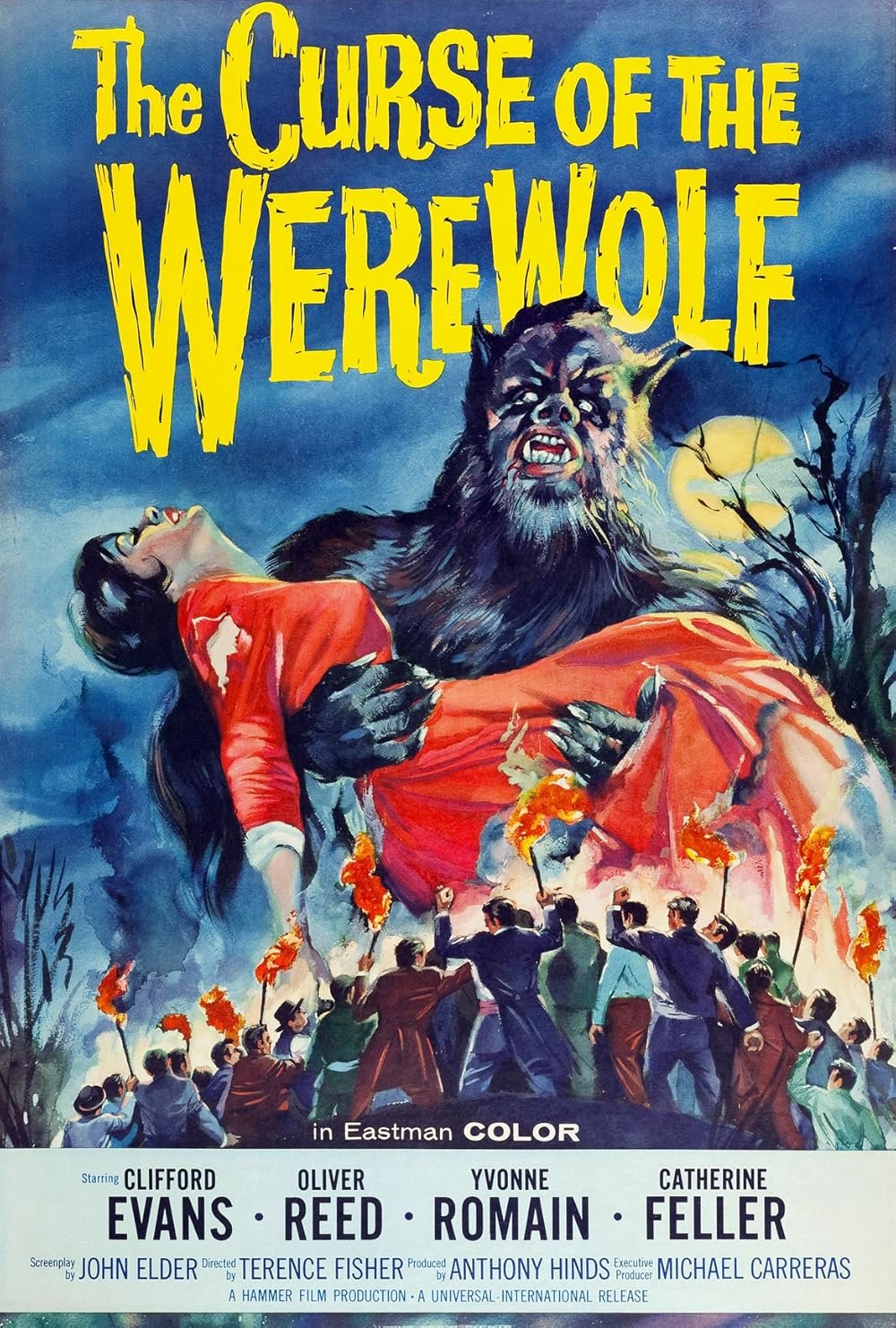 L'affiche du film The Curse of the Werewolf