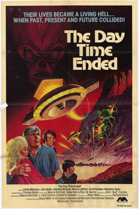 L'affiche du film The Day Time Ended