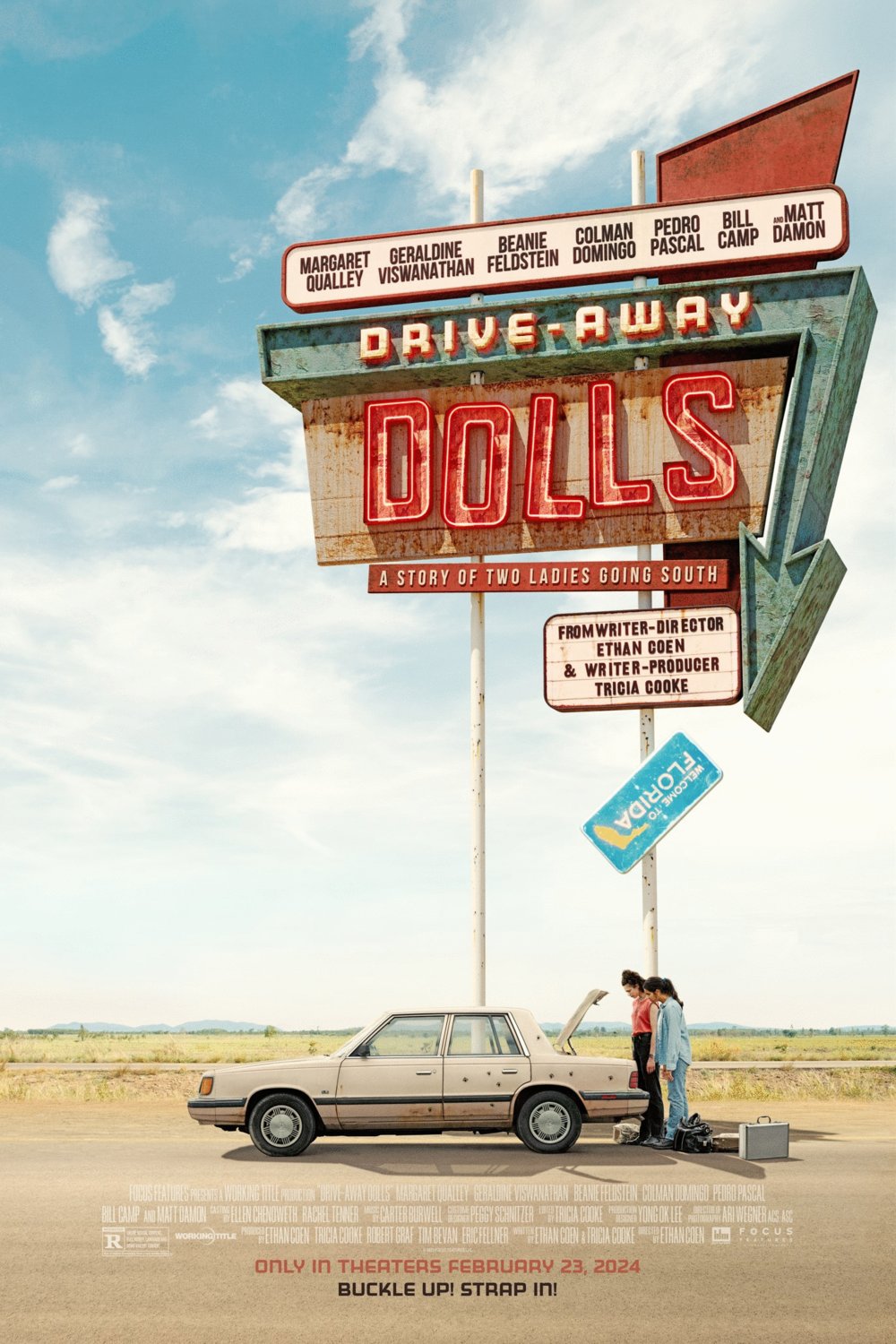 L'affiche du film Filles en cavale