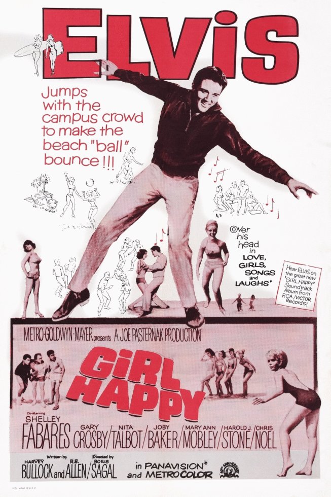 L'affiche du film Girl Happy