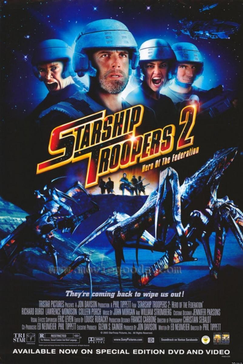 L'affiche du film Starship Troopers 2: Hero of the Federation