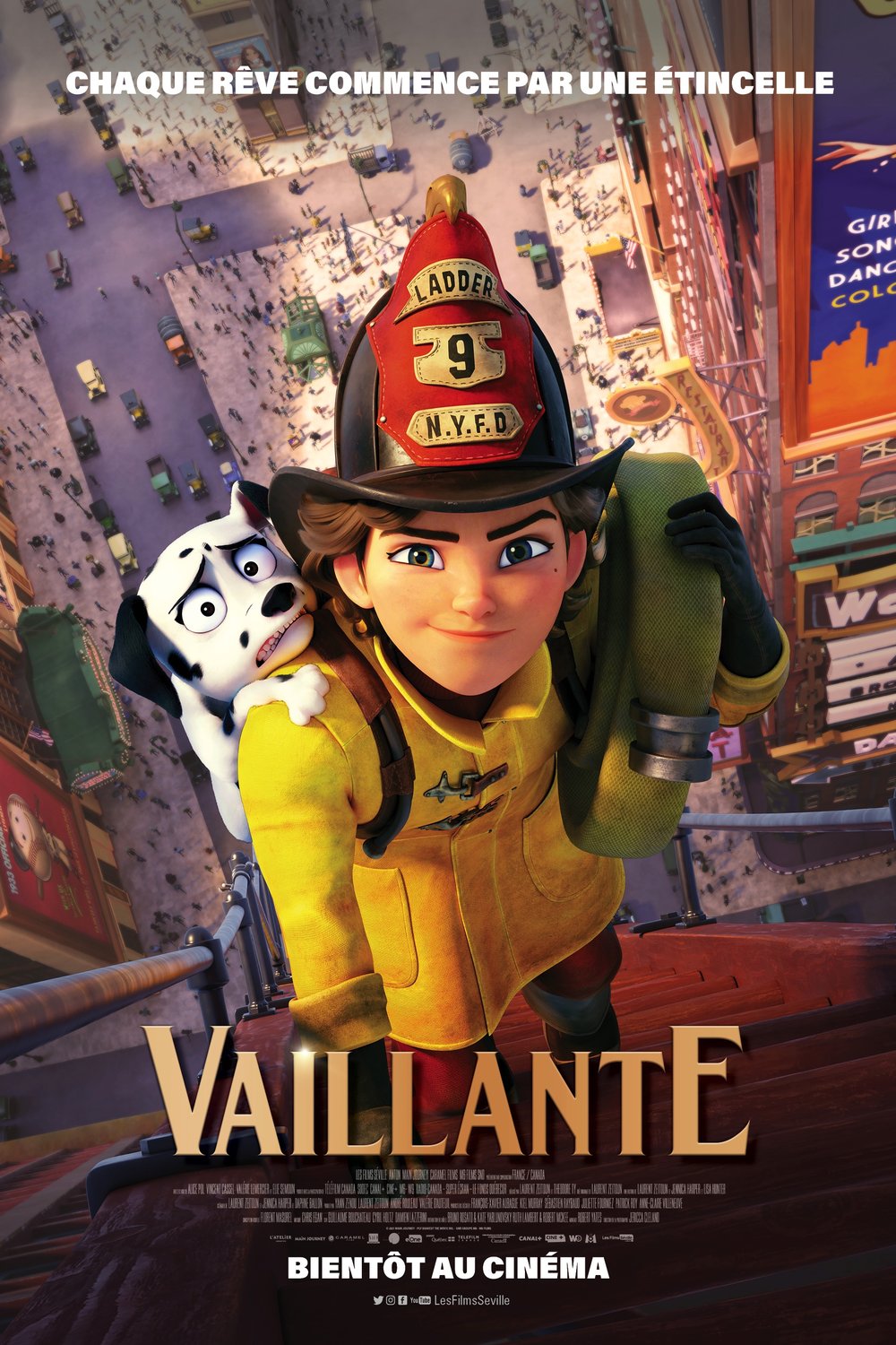 L'affiche du film Vaillante