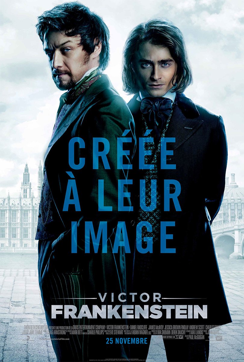 L'affiche du film Victor Frankenstein v.f.